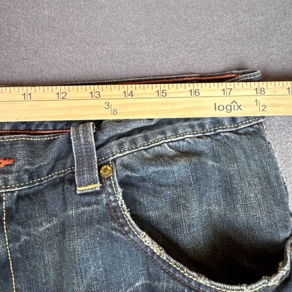 VTG Levi's SilverTab Jeans Mens 36x32 (36x30) Boot Wide Leg Denim Pants Y2K - Picture 5 of 15